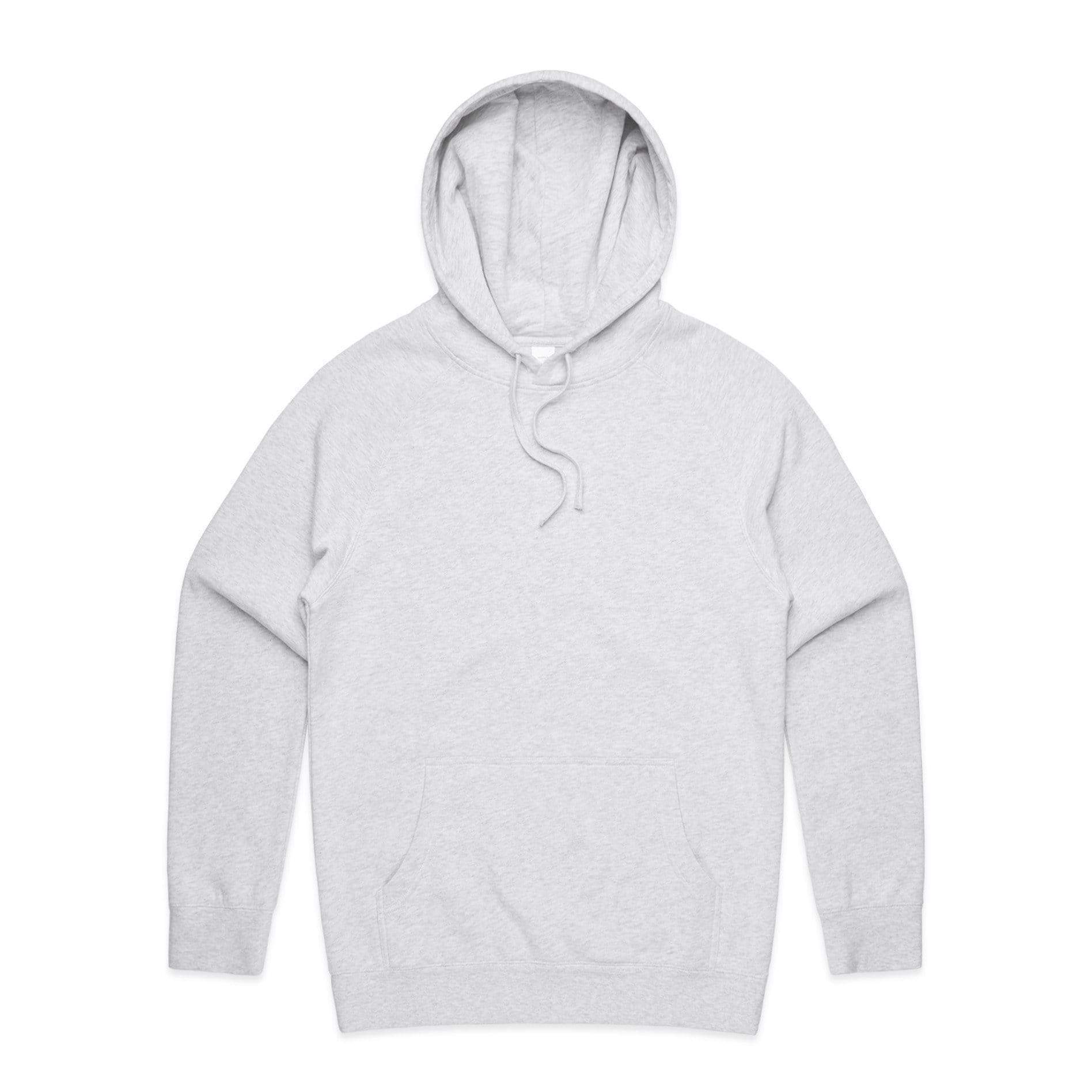 As Colour Men's supply hoodie 5101 (No Print No Sale) Casual Wear As Colour WHITE MARLE XSM 